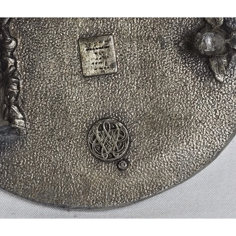 Belt Buckle - Proud To Be An American - 1981 H132 USA - Bergamot Brass Works